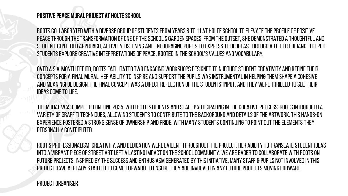 This kind of feedback fills me with such pride! Head over to the Education page on my website to find out more ✨ roots0121.co.uk