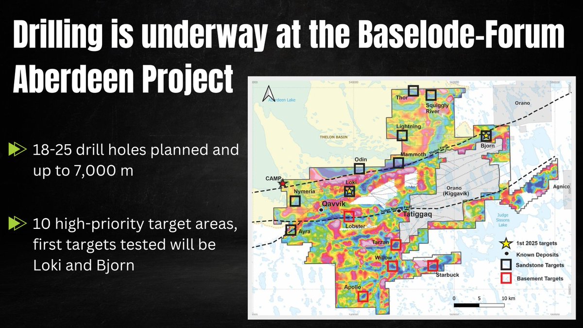 Baselode Energy - $FIND #Uranium (@baselodee) on Twitter photo Drilling is now underway at the Baselode - <a href="/ForumEnergyMC/">Forum Energy Metals Corp</a> Aberdeen Project.
Full release 👉 bit.ly/4lPbHqL Drilling is now underway at the Baselode - <a href="/ForumEnergyMC/">Forum Energy Metals Corp</a> Aberdeen Project.
Full release 👉 bit.ly/4lPbHqL