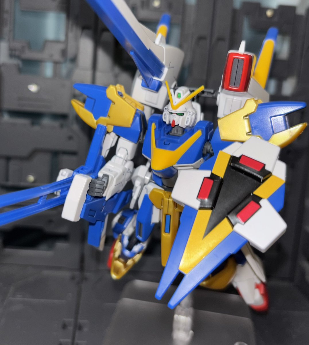 Hideyan021981's tweet image. 宇宙世紀最強機体‼️
V2アサルトバスターガンダム完成❣️👏
#ガンプラ #めこ丸隊 #みりプラ
#ガンプラ好きとつながりたい
#Vガンダム #V2アサルトバスター