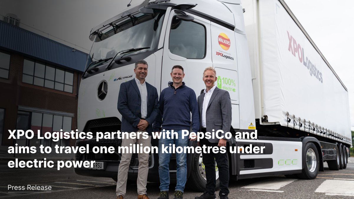 ⚡Under our new partnership with <a href="/PepsiCo/">PepsiCo</a>, we'll convert more than 1 million road kilometres annually from diesel to battery electric.
Learn how we're supporting PepsiCo on their #decarbonization journey while improving efficiency and service to customers: lnkd.in/d2vGvFRS