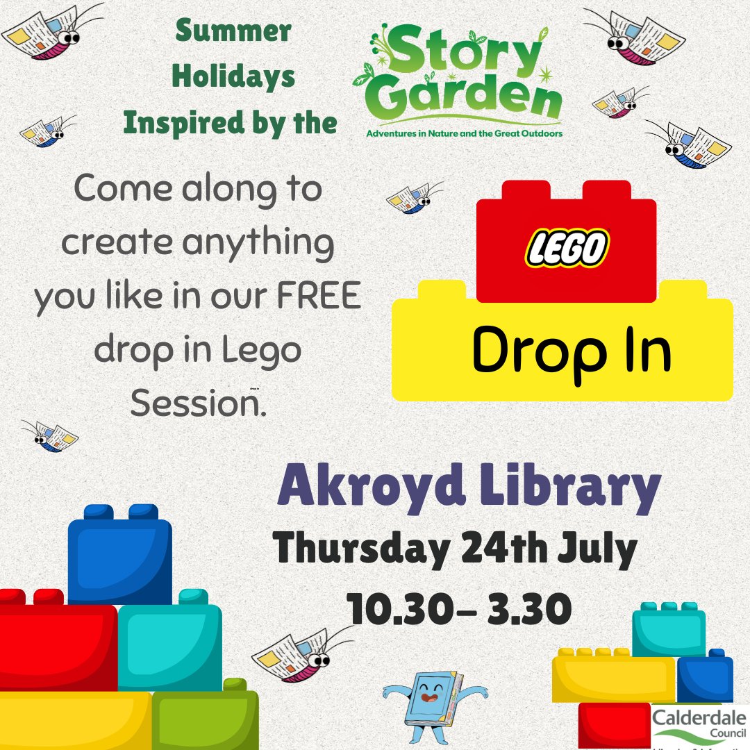 CMBClibraries's tweet image. Not feeling arty but want to make something?
Why not try constructing with us this summer with our Knex and Lego sessions.
We will be using Knex models with gears and pulleys, Lego models that you control with code or just a chance to get creative and build what ever you like.