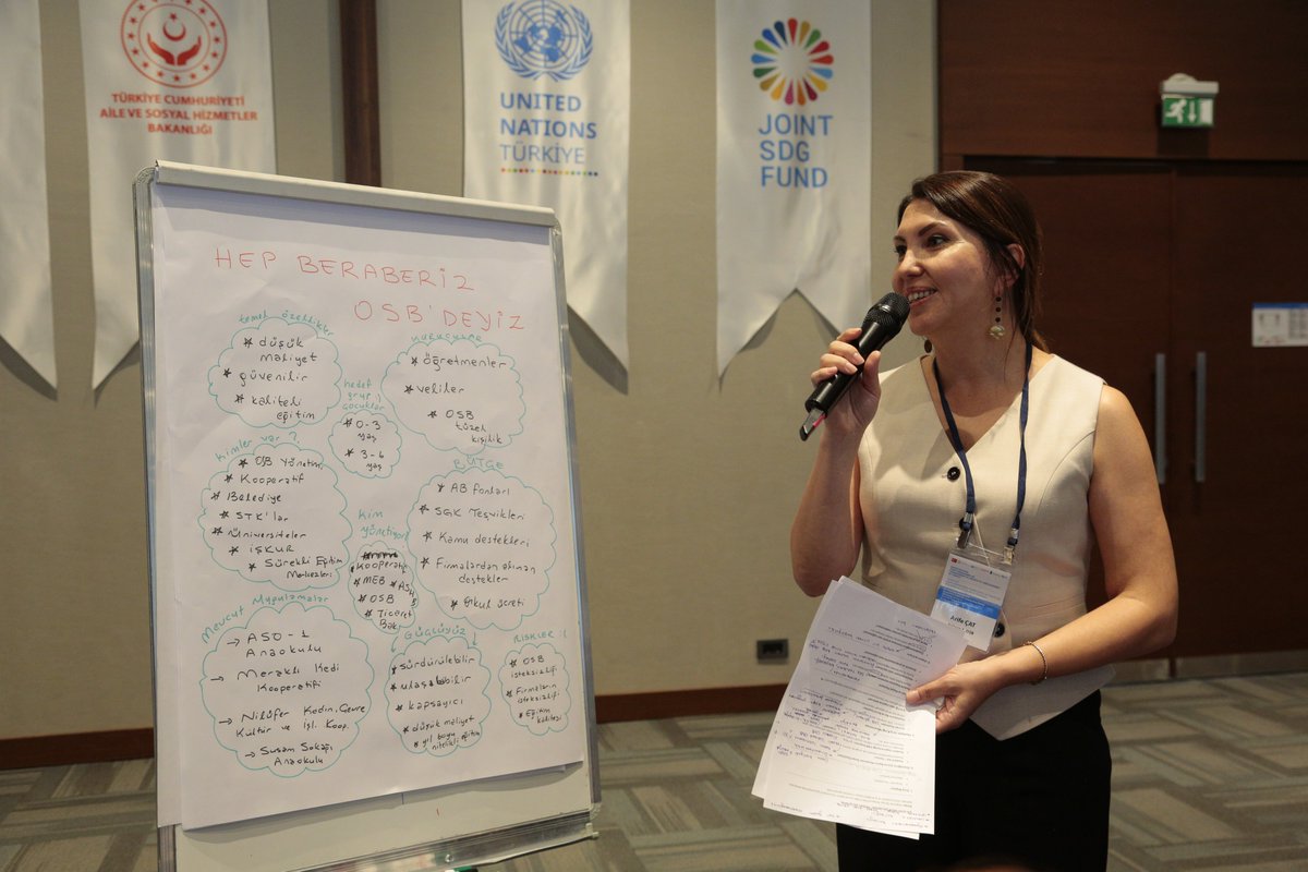 Türkiye’de Bakım Ekonomisinin Dönüştürücü Büyümesi BM Ortak Programı kapsamında düzenlediğimiz çok paydaşlı çalıştayda, OSB’lerde çocuk bakım hizmetlerinin yaygınlaştırılması ve kadın istihdamını güçlendiren kapsayıcı modelleri tartıştık.