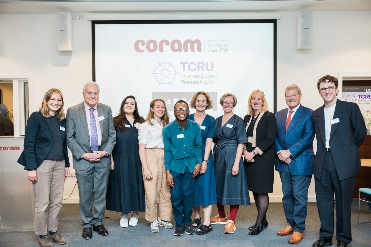IOE’s TCRU &amp; <a href="/Coram/">Coram</a> are calling for a major shift in how the UK supports asylum-seeking children. Prof Elaine Chase &amp; Coram Young Citizens Amina Meshnuni &amp; Abdullahi Yussuf made the case at the 2025 annual lecture. Backed by a new UCL–Coram partnership. 👉 blogs.ucl.ac.uk/ioe/2025/06/03…