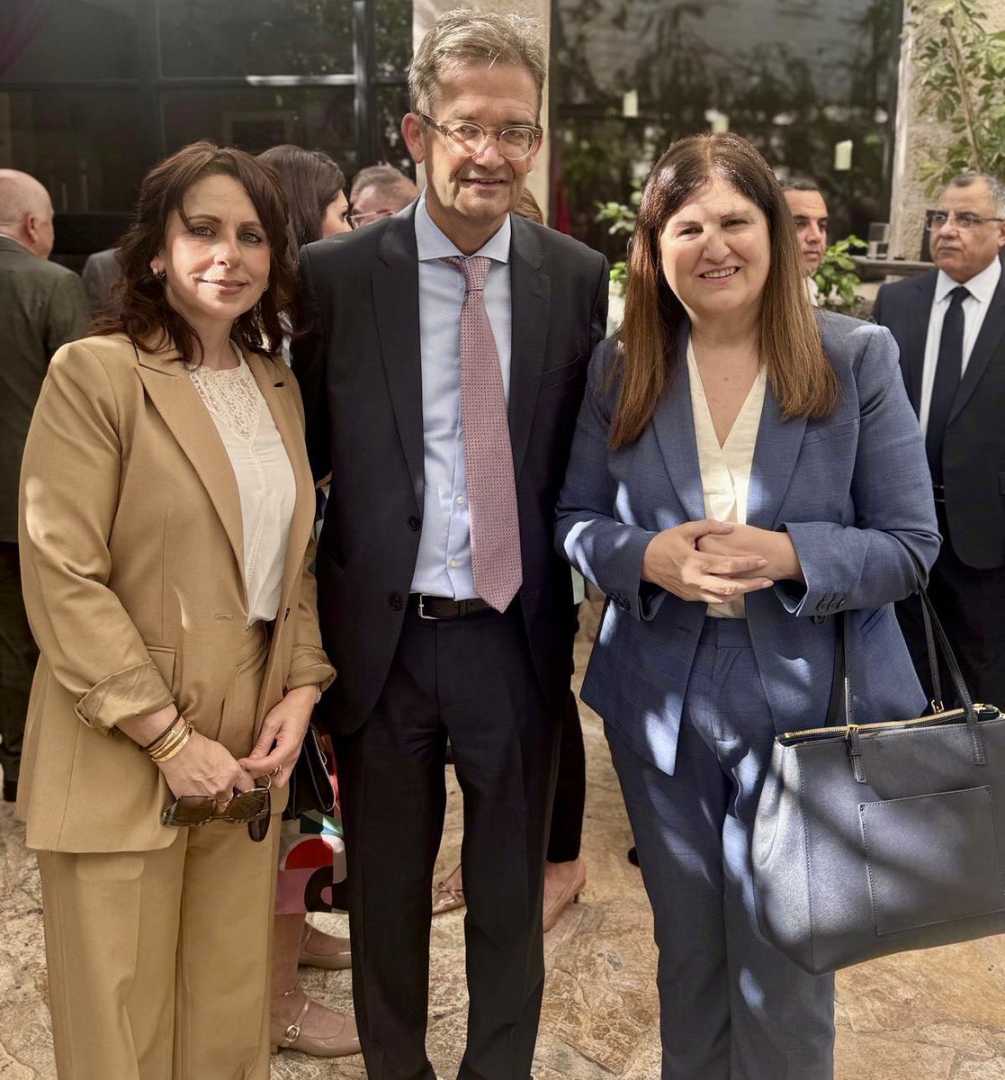 GermanRepRama's tweet image. Bidding farewell to partners from the government, civil society and IC in Ramallah. With gratitude for four years of trustful cooperation, I emphasised the unwavering 🇩🇪 committment and my appreciation for growing 🇵🇸 soft power sustaining its just strive for self-determination