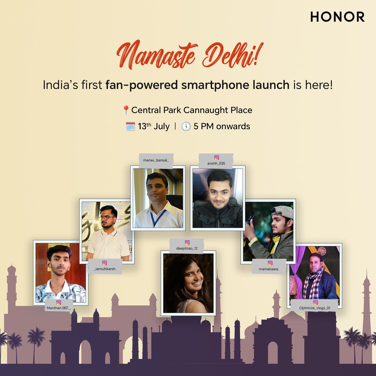 ExploreHONOR's tweet photo. It’s official, our city teams are here!
These are the fans leading the HONOR X9c 5G community launch on 13th July across India.
Want to be part of the action?
Register here: https://t.co/eq3kzIyjLM
#HONORX9c5G #IndiaByCommunity #HONORIndia https://t.co/P3uEizf9Vj