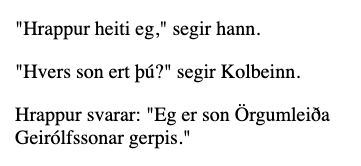 Þegar höfundur Njálu vill að þú vitir að einhver gaur sé algjör skúrkur: