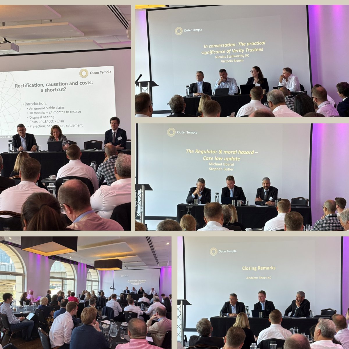 We were delighted to welcome a full house at our inaugural London Pensions Law seminar this morning at the lovely location of Glaziers Hall.

Thanks to our speakers and all our guests for making this seminar a great success.

More on our pensions law team: outertemple.com/expertise/pens…