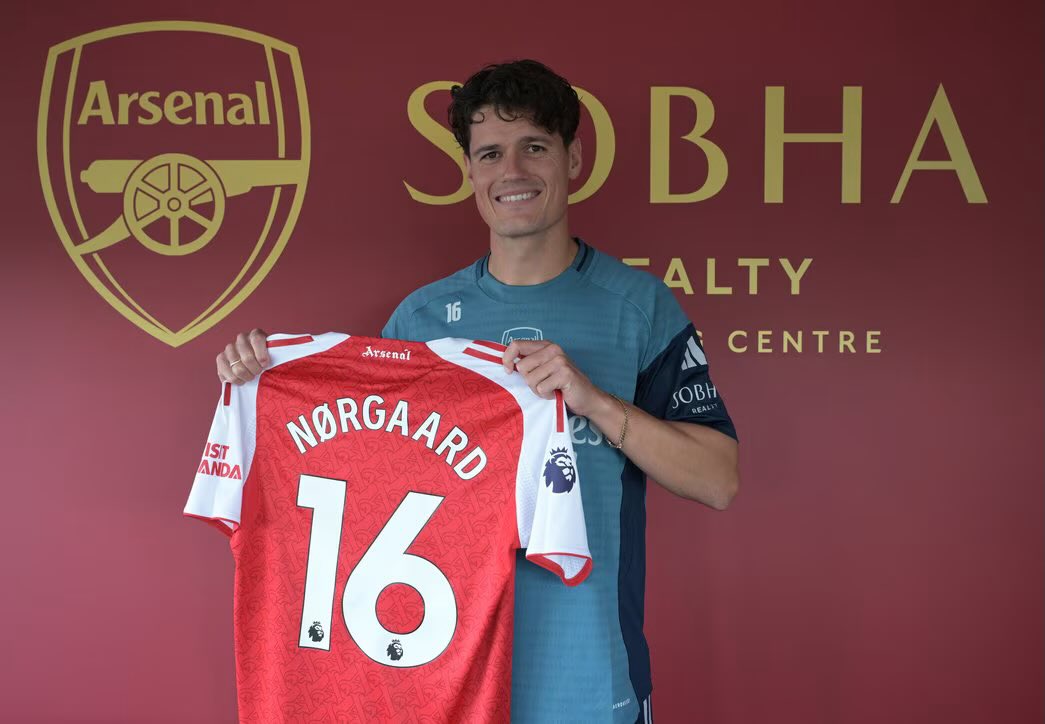 Dr. Kelechi Anyikude (@kelechiafc) on Twitter photo Welcome to Arsenal @cnoergaard19 🙏
•
We are behind you. You will be a huge success at Arsenal 👊🏾.
•
#arsenal #nørgaard #afc Welcome to Arsenal @cnoergaard19 🙏
•
We are behind you. You will be a huge success at Arsenal 👊🏾.
•
#arsenal #nørgaard #afc