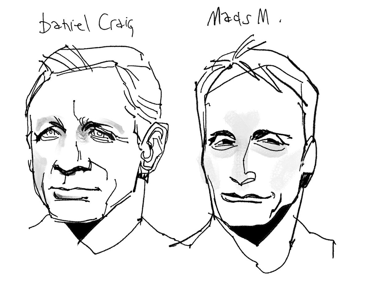 i jst realized rhey look kinda similar so i took my time learning how to draw mikkelsen and give them a few differences