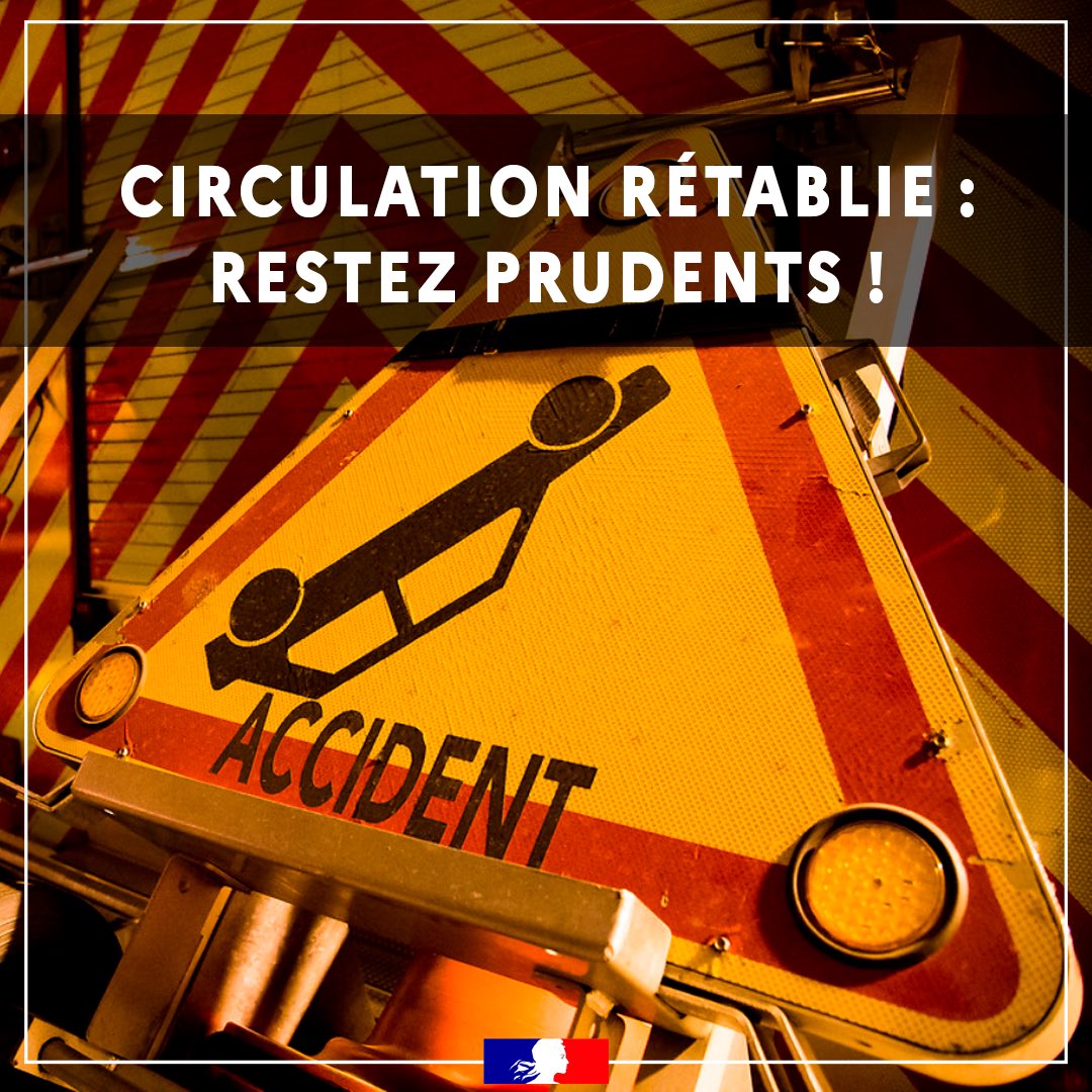 Préfet de Corse, préfet de Corse-du-Sud (@prefet2a) on Twitter photo ✅ CIRCULATION RÉTABLIE - Tunnel Socordis
🟢 Tunnel ouvert Porticcio ↔ Ajaccio
Incident résolu - Circulation normale
Prudence sur la route ! 🚗
<a href="/pays_ajaccien/">CAPA</a> | <a href="/SIS_2A/">SIS 2A - Pumonte</a> | <a href="/VilledAjaccio/">Ville d’Ajaccio - Cità d'Aiacciu</a> | ✅ CIRCULATION RÉTABLIE - Tunnel Socordis
🟢 Tunnel ouvert Porticcio ↔ Ajaccio
Incident résolu - Circulation normale
Prudence sur la route ! 🚗
<a href="/pays_ajaccien/">CAPA</a> | <a href="/SIS_2A/">SIS 2A - Pumonte</a> | <a href="/VilledAjaccio/">Ville d’Ajaccio - Cità d'Aiacciu</a> |