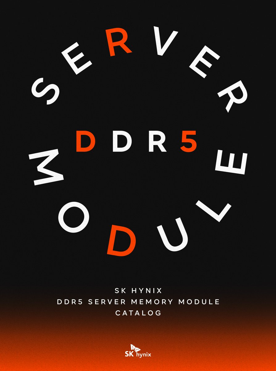 Looking to boost your server performance? <a href="/SKhynix/">SK hynix</a>'s latest DDR5 Server Memory Module catalog is now available—featuring high-speed RDIMM and MRDIMM solutions optimized for enterprise, AI, and hyperscale workloads.
 
#SKhynix #DDR5 #ServerMemory #RDIMM #MRDIMM #Datacenter