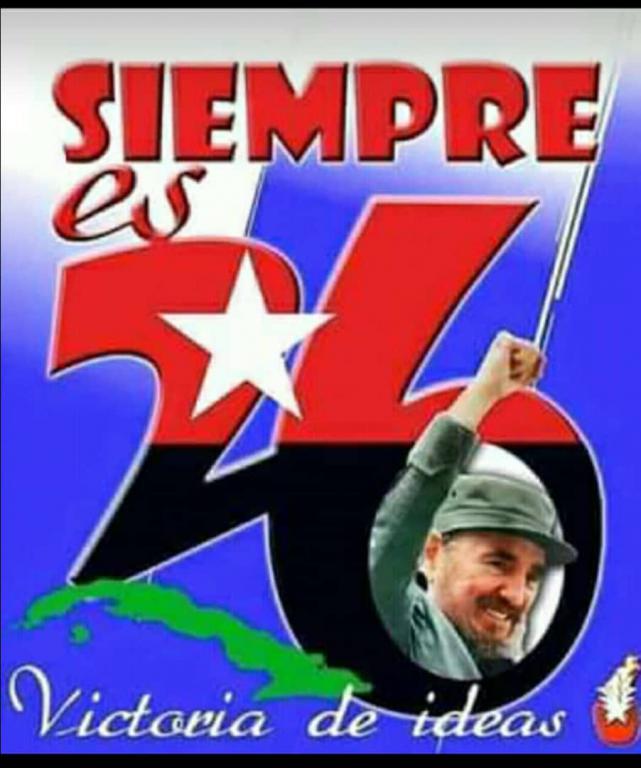 El legado del #26DeJulio vive en nosotros. Hoy, como ayer, Cuba sigue firme: soberana, independiente y antimperialista.

 ¡Nada detendrá nuestra lucha! 🇨🇺✊ 

#CubaEstáFirme
#UnidosPorCuba