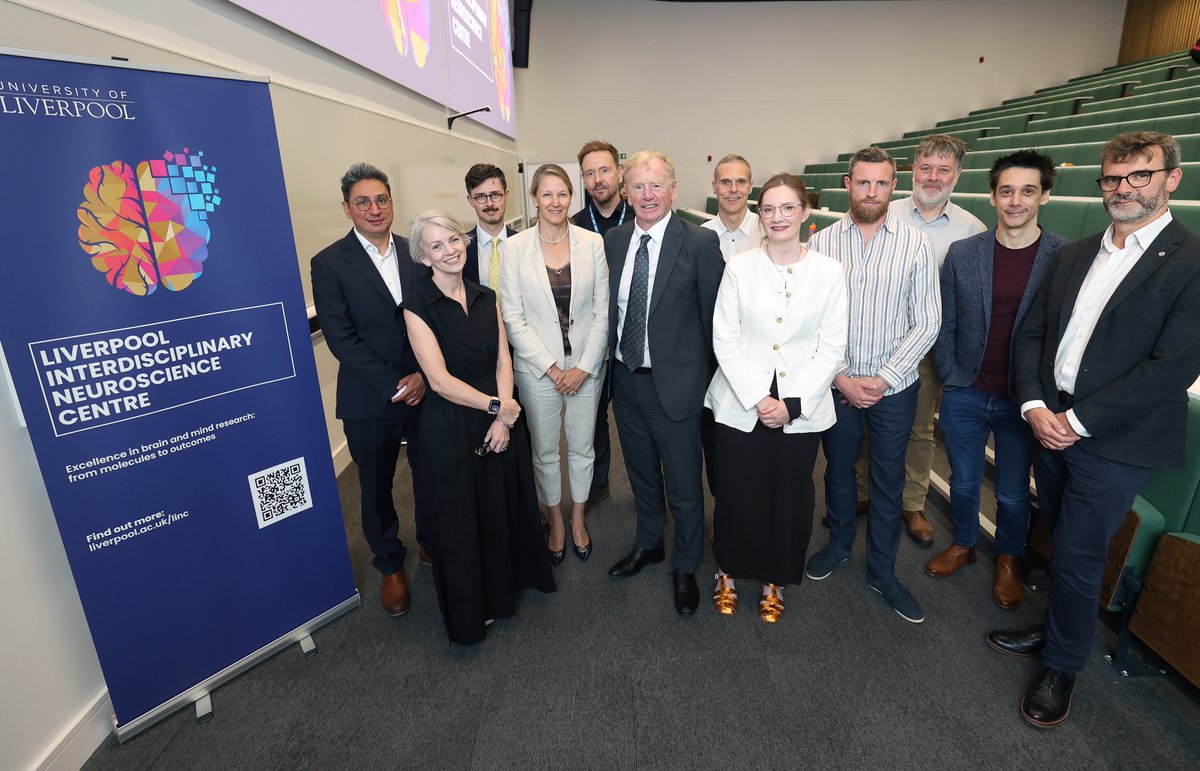 We're working with <a href="/LivUni/">University of Liverpool</a> on an exciting centre called LINC, bringing together important research into the brain &amp; mind. Thank you to <a href="/DFairclough12/">David Fairclough</a> for speaking &amp; unveiling the plaque! Read about the launch here: orlo.uk/JRcuq <a href="/LINC_Neurosci/">LINC</a> <a href="/BrainIIGroup/">Brain Infection & Inflammation Group</a> <a href="/WHO/">World Health Organization (WHO)</a>