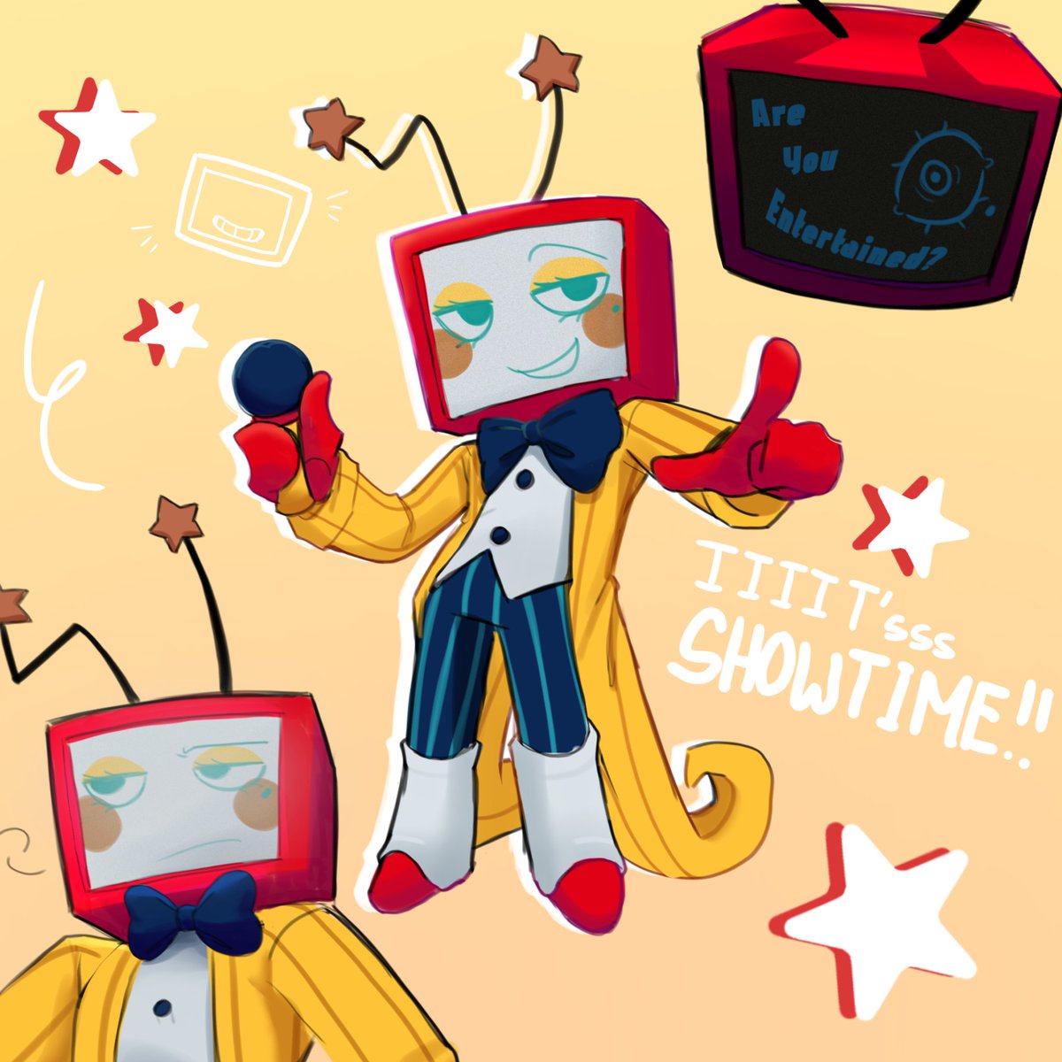 Showtime Vee skin. They were worth it ngl. #DandysworldVee