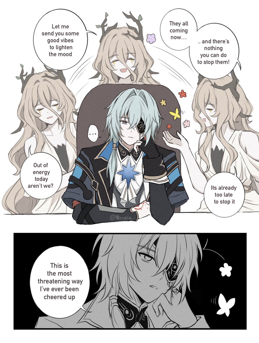 nirvelia_'s tweet image. Cheer up Anaxa(goras) #HonkaiStarRail #Anaxa