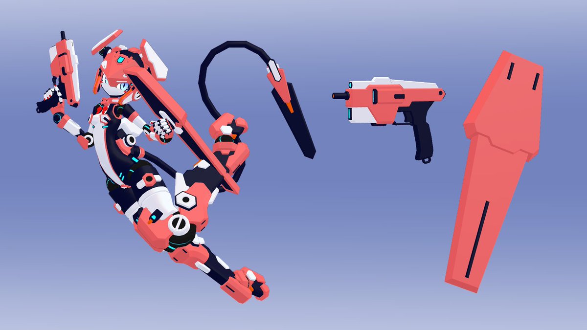 36式 敷波ちゃん 3Dモデル(VRChat向け) | 如月開発 kawawawawawa.booth.pm/items/6611378 #booth_pm 
出した！