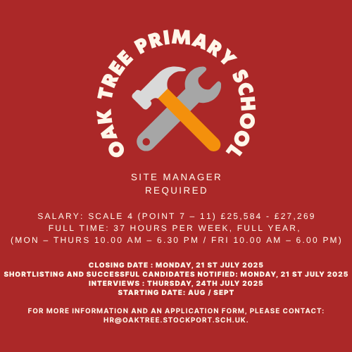 Oak Tree Primary School (@oaktreecheadle) on Twitter photo 