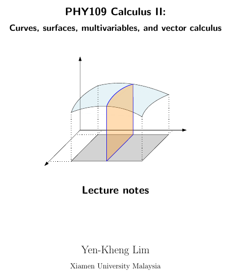 LimYenKheng's tweet photo. Lecture notes for Calculus II. I have finished teaching for this semester, and very tired...
https://t.co/LRD6oQfq2Y https://t.co/0MQCbvYS5X