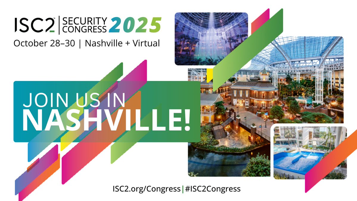 Make the most of I#SC2Congress 2025 by staying at the Gaylord Opryland Nashville🤠🏨

Enjoy discounted rates, comfort, and the convenience of being close to everything the conference has to offer! Booking deadline is October 2nd, don't miss it: ow.ly/amsf50W1H9V