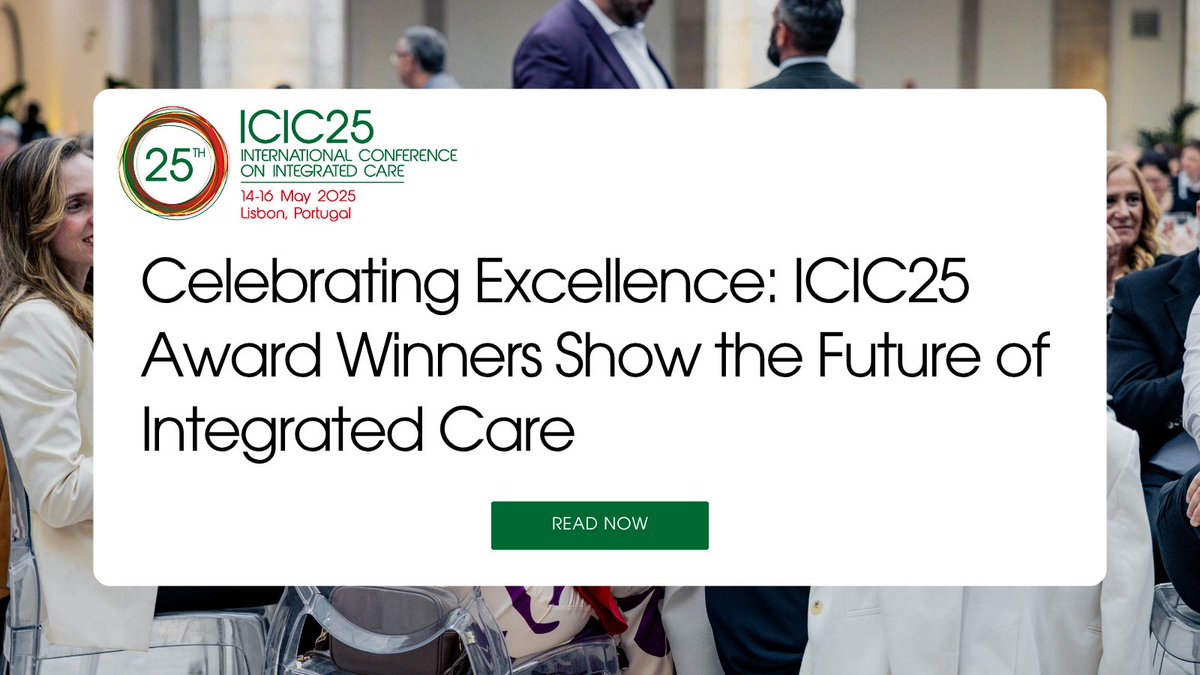 🌟 Congrats to the #ICIC25 Award winners! 

Inspiring projects from around the 🌍 showing the future of #IntegratedCare through innovation, community &amp; collaboration.

Read more: ow.ly/1zgM50WnxXr

#HealthInnovation #PatientCare