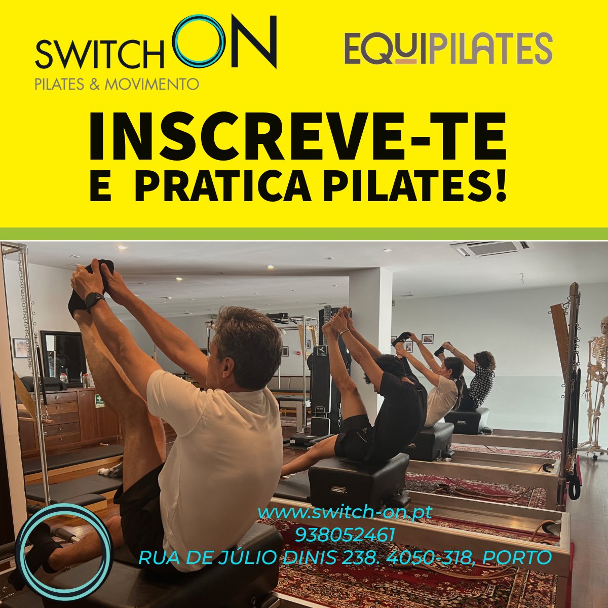 switchonpilates's tweet photo. 🌟 Encontre o equilíbrio entre corpo e mente com o Pilates! Venha se inscrever em nossas aulas e descubra todo o bem-estar que essa prática pode te proporcionar. 💪✨
#pilates #health #casadamusica #porto #portoalive #portolovers  #pilatesportugal#pilatesportugal🇵🇹#oportoportugal https://t.co/Z8Rir1fdg4
