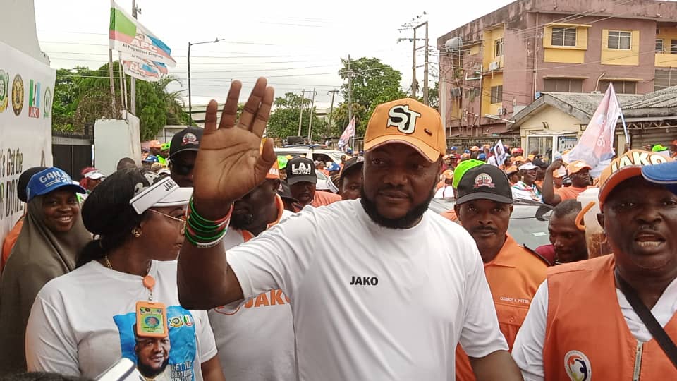 🌟A huge thank you to everyone who joined us at the Grand Finale Rally in <a href="/OdiOlowoOjuwoye/">OdiOlowoOjuwoyeLCDA</a> yesterday! 🙌 Your support means the world to me! ❤️ 

Let’s stay energized as we count down to Saturday! 🗳️ Together, we can create a brighter future for our community! 🌈
#VOTEAPC #JULY12