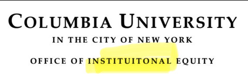 What replacing merit with institutional equity looks like.