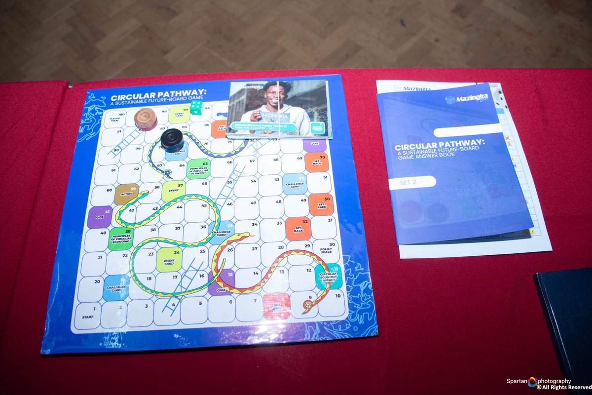 Sam Dindi, HSC. (@mazingirayetu) on Twitter photo Circular Pathway: A sustainable future-board game is an innovative game that turns environmental education into a dynamic hands on experience-designed to inform, engage & empower.
#CircularEconomy
prevent-waste.net/circular-pathw…
<a href="/RichardMunang/">Dr. Richard Munang</a> <a href="/Environment_Ke/">Ministry of Environment, Climate Change & Forestry</a> Circular Pathway: A sustainable future-board game is an innovative game that turns environmental education into a dynamic hands on experience-designed to inform, engage & empower.
#CircularEconomy
prevent-waste.net/circular-pathw…
<a href="/RichardMunang/">Dr. Richard Munang</a> <a href="/Environment_Ke/">Ministry of Environment, Climate Change & Forestry</a>