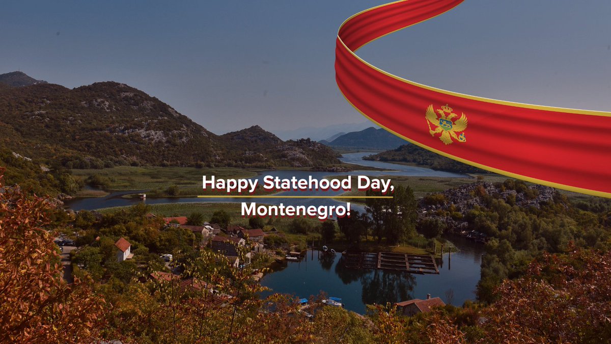 UNDP_Montenegro's tweet image. Dear Montenegro, happy Statehood Day!❤️
Srećan Dan državnosti svim građanima i građankama Crne Gore!
@VladaCG