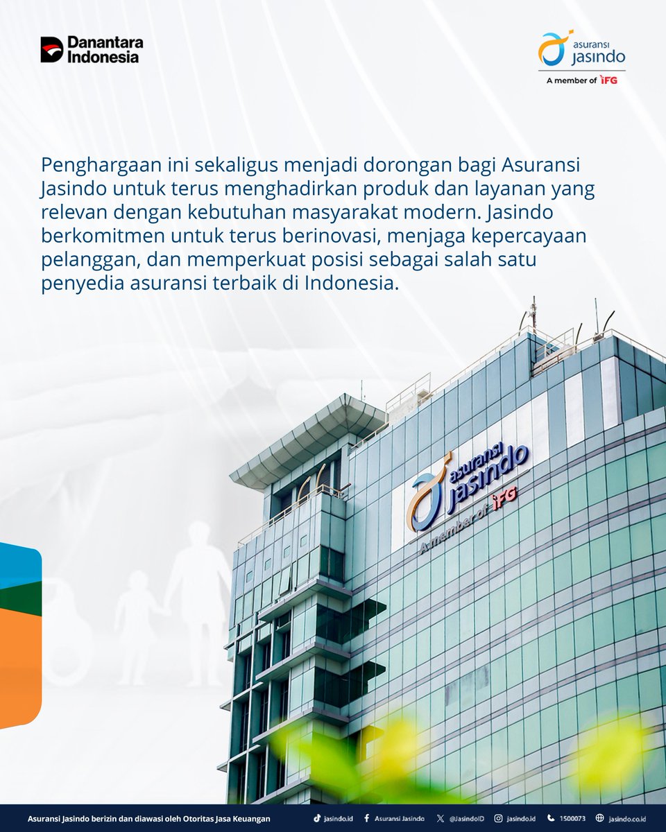 Hai #SobatMindo 👋
Asuransi Jasindo kembali menorehkan prestasi dengan meraih penghargaan 🏆 1st Winner of Indonesia Original Brand (IOB) Award 2025 untuk kategori Travel Insurance dengan predikat Very Good.