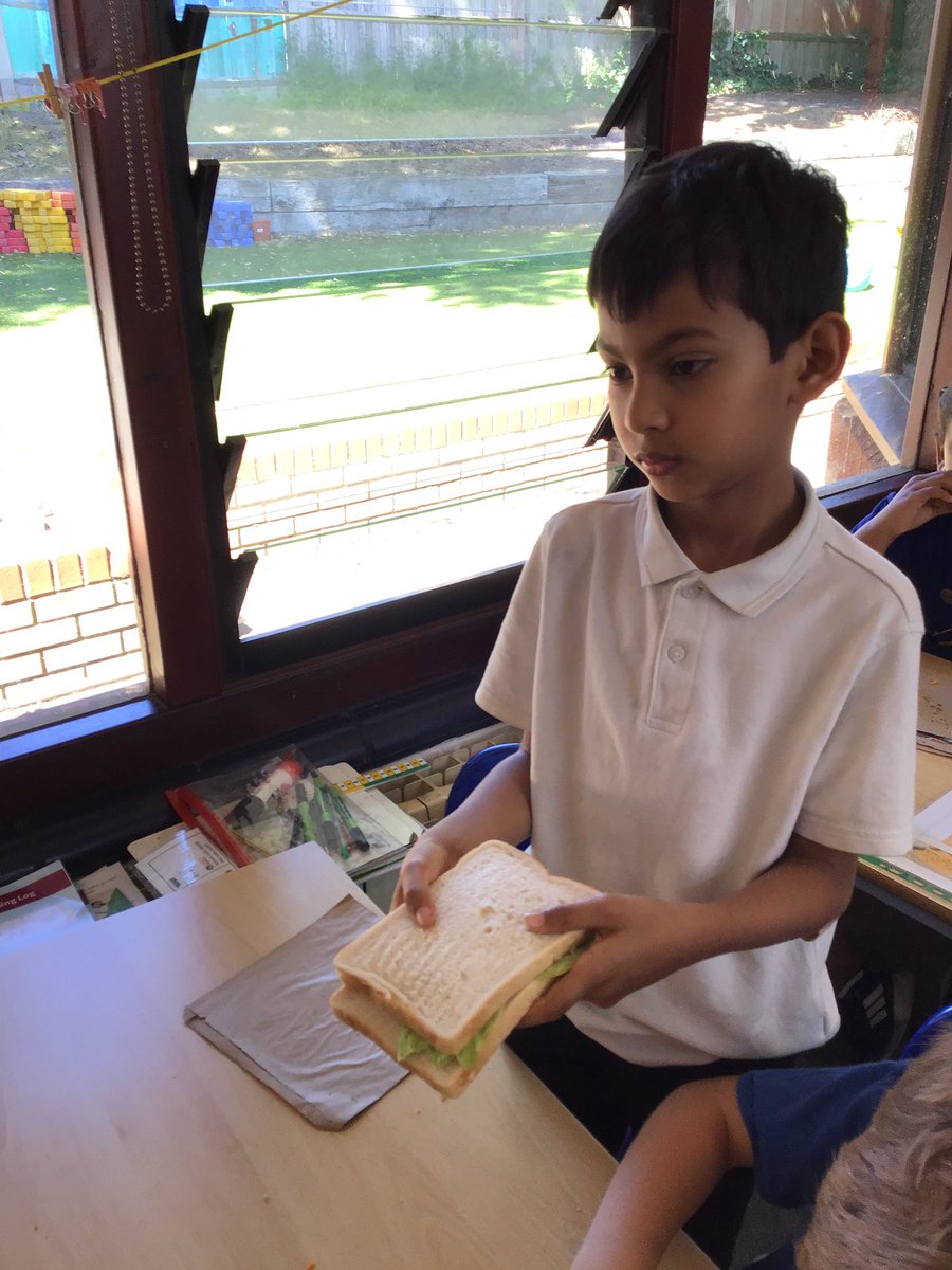 Today we made our sandwiches and then ate them! #welovesouthcamberley