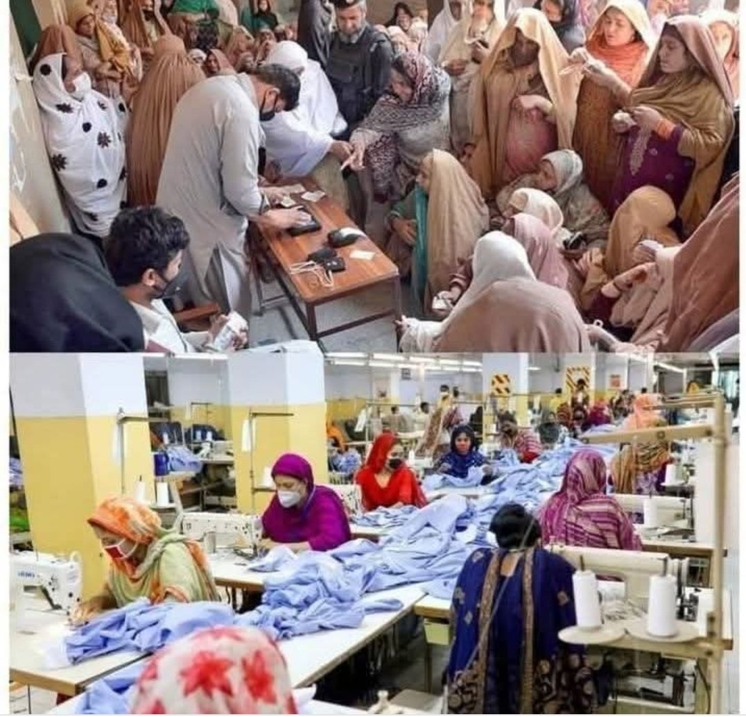 بنگلہ دیش میں 32 لاکھ خواتین گارمنٹس انڈسٹری میں محنت مزدوری کر کے روزی کماتی ہیں جبکہ پاکستان  میں 57 لاکھ خواتین انکم سپورٹ پروگرام کا وظیفہ وصول کرتی ہیں. ان خواتین کو خیرات سے مزدوری پر منتقل کرنے کی ضرورت ہے کیونکہ مزدوری سے ملک کی معاشی صورتحال بہتر ہوتی ہے اور خوشحالی آتی