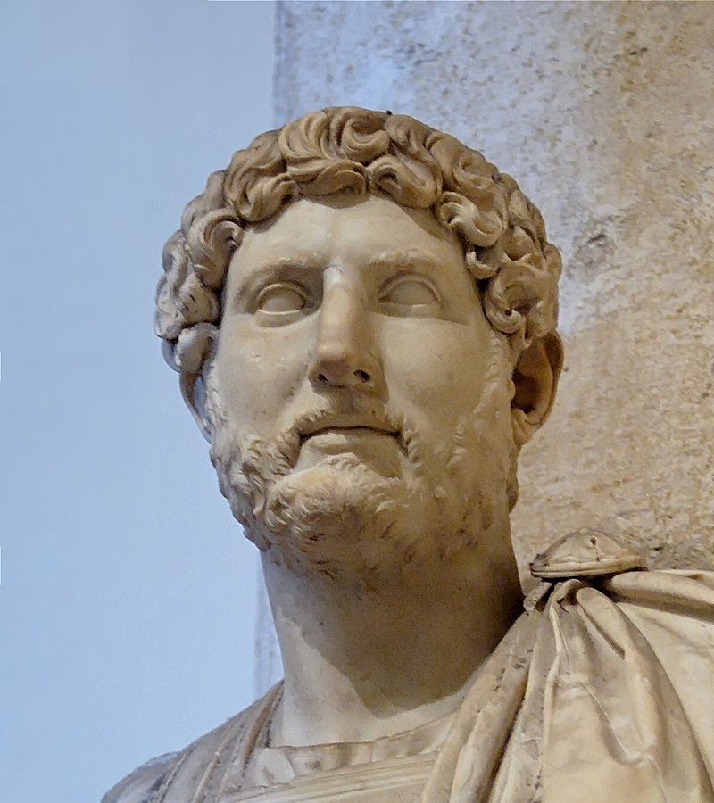 haiku_history's tweet image. After building walls
After roaming far and wide
Hadrianus dies