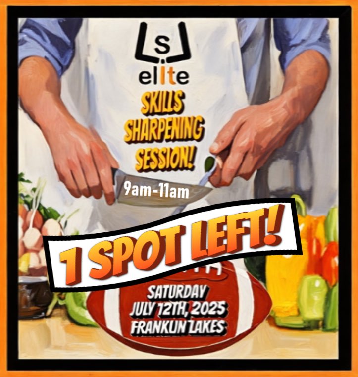 ONLY 1 SPOT LEFT FOR THIS SATURDAY'S LSL ELITE SKILLS SHARPENING SESSION. IF YOU HAVE NEVER BEEN TO ONE OUR SMALL GROUP SESSIONS LIKE THIS ONE, DM ME FOR MORE INFO ON HOW TO ATTEND.