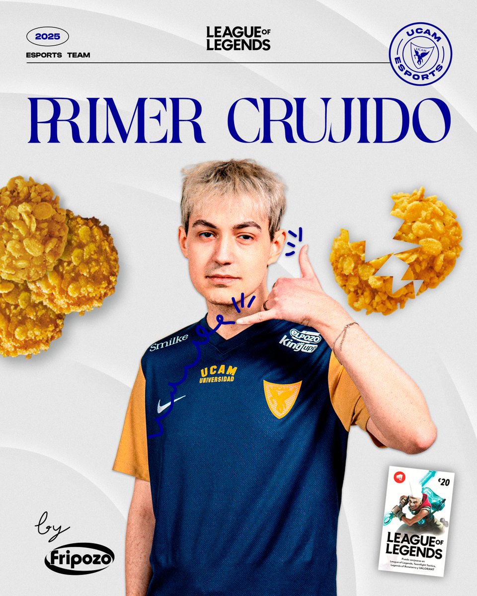 ⚡️ EL PRIMER CRUJIDO by <a href="/fripozo/">Fripozo</a> ⚡️

Comenta en qué minuto y segundo exacto haremos la primera baja en #SuperligaDominos. El ganador y/o el que más se acerque se llevará 20€ en RPs.

La normativa es la misma para todas las jornadas.

#Elprimercrujido #GoUCAM