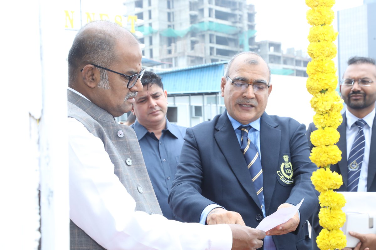 Shri K. R. Uday Bhaskar, Pr Chief Commissioner, Mumbai Zone inaugurated “Rooftop Solar Panel” at GST Bhawan, Thane to promote green energy and reduce dependency on conventional power sources. <a href="/cgstmumbaizone/">CGST Mumbai Zone</a> <a href="/cbic_india/">CBIC</a> <a href="/FinMinIndia/">Ministry of Finance</a> #CBIC