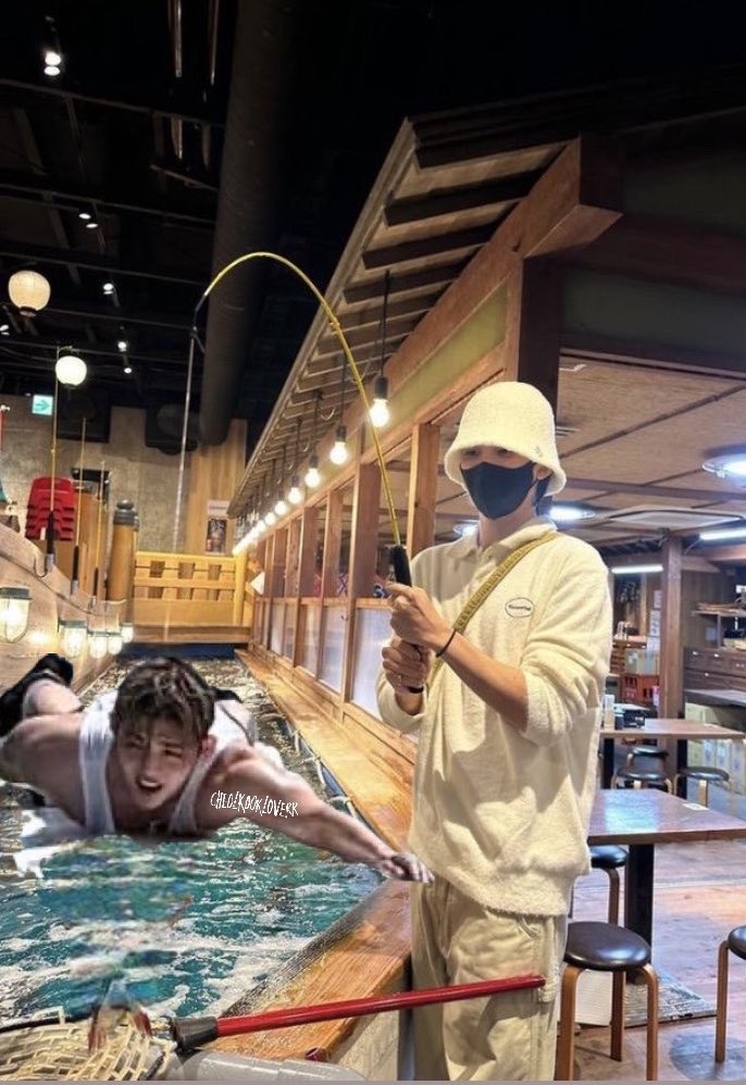 cheolkookloverr's tweet photo. jeonghan just caught a BIG fish https://t.co/22QqhjCASk