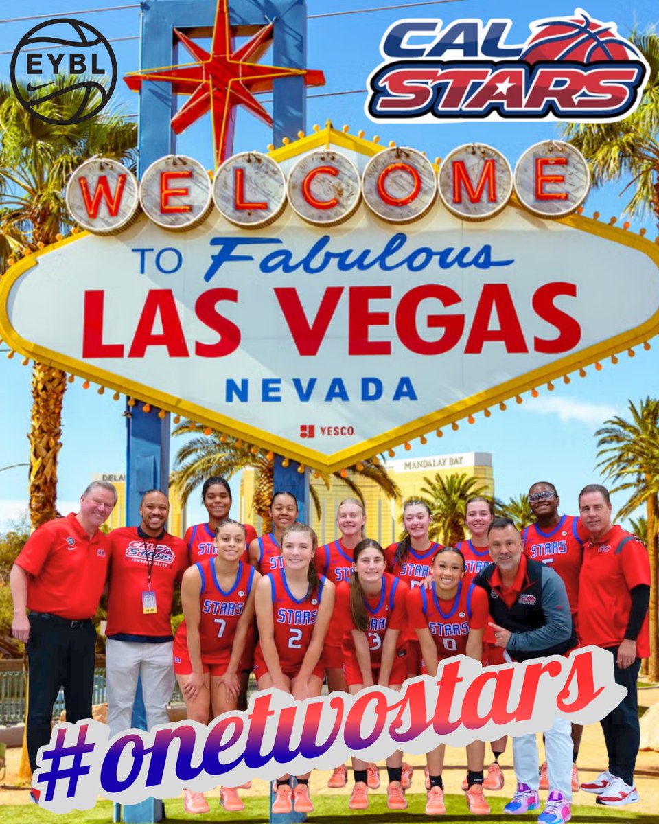 Let's gooo! <a href="/CalStars/">CalStars</a> 17U arrive in Las Vegas today getting ready for Session III <a href="/NikeGirlsEYBL/">Nike Girls EYBL</a> #onetwostars #nikebasketball #basketball #focused #determined #passion