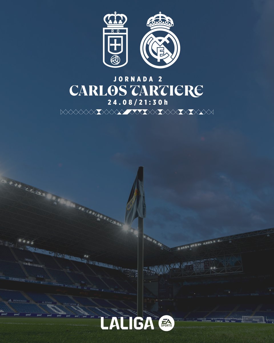 RealOviedo's tweet photo. 📝 Horario J2  

#RealOviedoRealMadrid 
#RealOviedo 🔵⚪️ https://t.co/FiYWZ48CsI