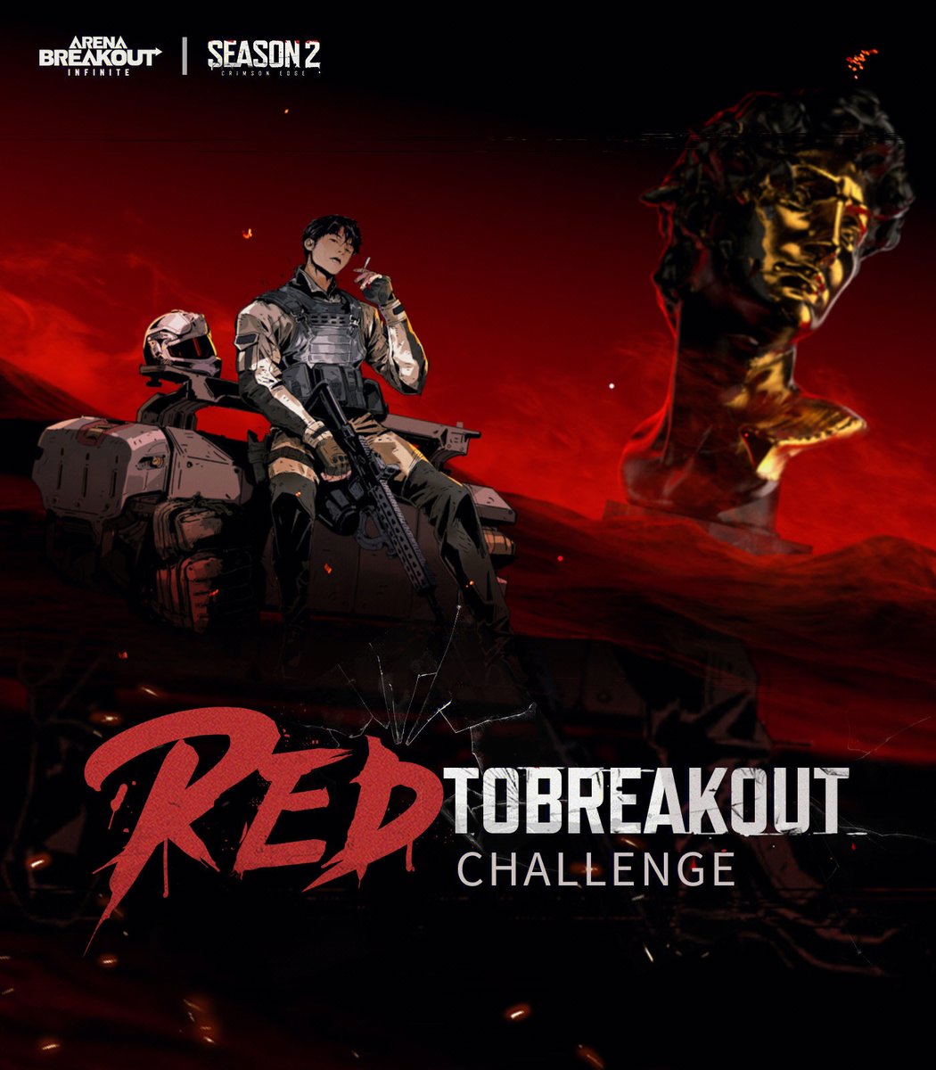 ArenaBreakoutPC's tweet image. 🔴#RedToBreakout Challenge
Players & Creators, chances to win Cash + in- game rewards + SAMSUNG Monitor !
“I close my eyes and I see red”
Use BGM (2:29–3:01) of eaJ's RED and cut your most explosive Red Breakout Moments in Kamona.
🔥 Gameplay edits, Cosplay, POVs, skits —…