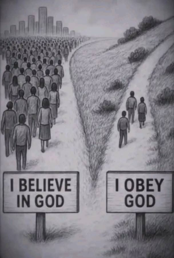 masonkuhr's tweet photo. Believing is easy. Obedience is the test. https://t.co/52pJuVMliI