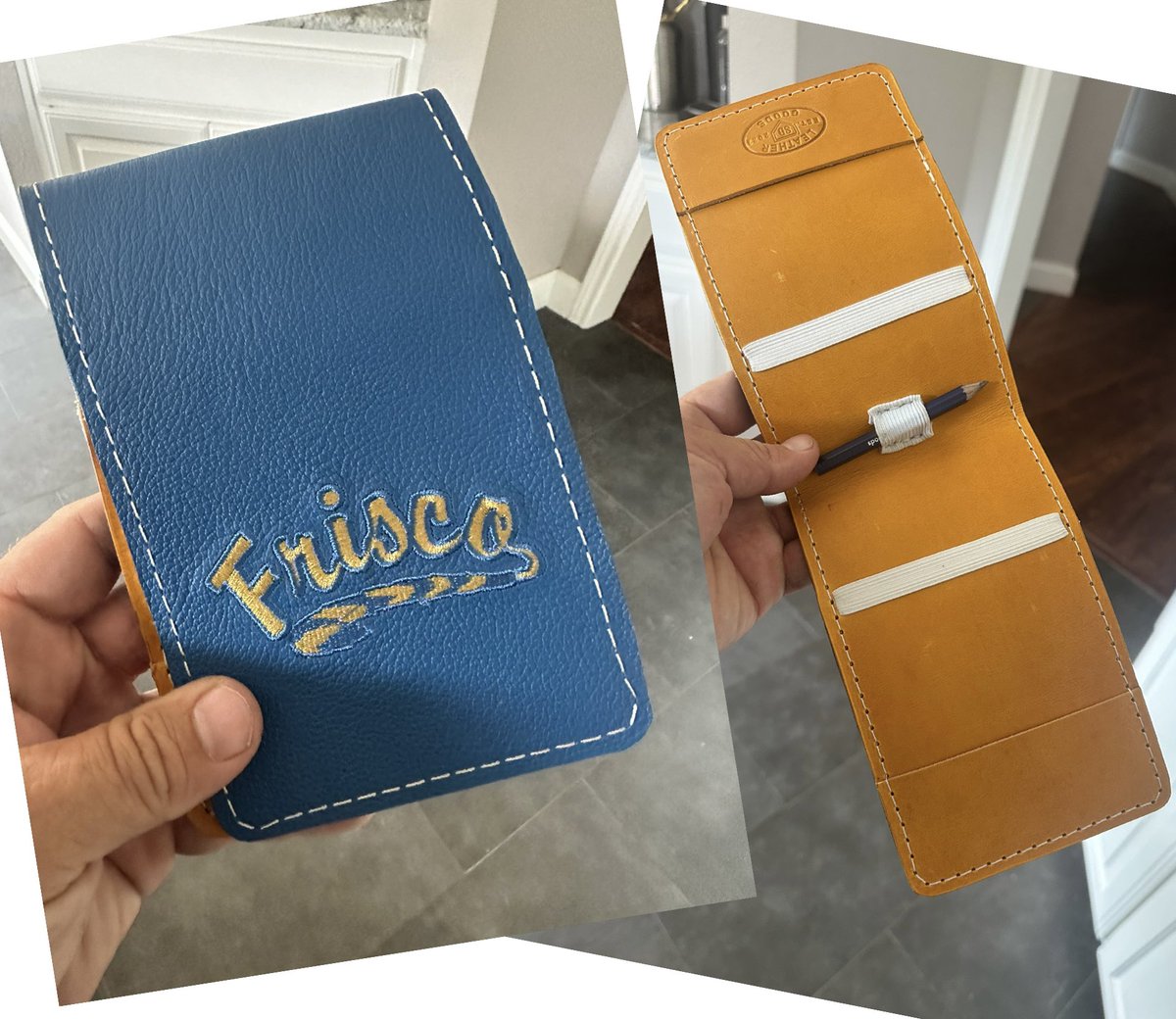 Dr. Shawn S. Perry (@drshawnperry) on Twitter photo Just got my custom <a href="/FHSRaccoons/">Frisco High School</a> leather golf yardage book from Brian Stewart at sdleathergoods.com — saw it at state and knew I had to get one to rep my favorite high school. 🔥⛳ Just got my custom <a href="/FHSRaccoons/">Frisco High School</a> leather golf yardage book from Brian Stewart at sdleathergoods.com — saw it at state and knew I had to get one to rep my favorite high school. 🔥⛳