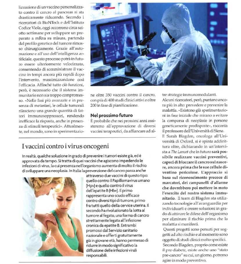 IREISGufficiale's tweet image. 💉 Il vaccino che verrà: insegnare al sistema immunitario a sconfiggere il cancro.
@NisticoLab
IRE su
@OKLaSalute
Vaccini mRNA personalizzati
Studi in corso su melanoma, polmone e pancreas
Il futuro? Prevenire prima ancora che il tumore nasca 🛡️