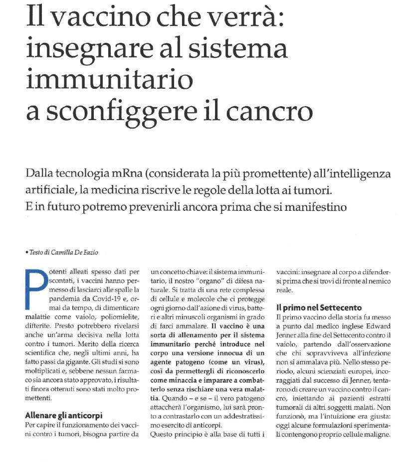 IREISGufficiale's tweet image. 💉 Il vaccino che verrà: insegnare al sistema immunitario a sconfiggere il cancro.
@NisticoLab
IRE su
@OKLaSalute
Vaccini mRNA personalizzati
Studi in corso su melanoma, polmone e pancreas
Il futuro? Prevenire prima ancora che il tumore nasca 🛡️