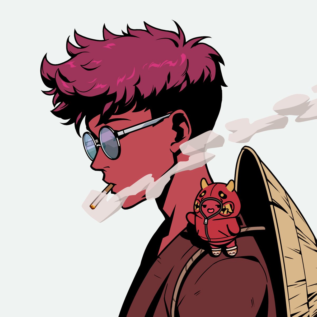 GM Chat, Naughty Oni on my shoulder saying long more $ETH ' we're going higher! 

Do I listen to him?