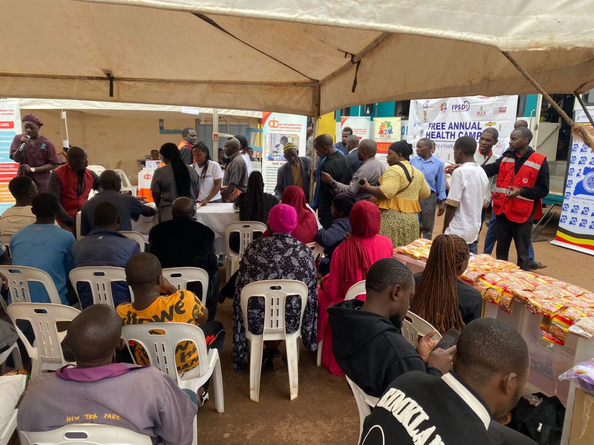 aidscommission's tweet image. UAC participating in a three days Health Camp in Partnership with Foundation for Private Sector Drivers Initiative & other Partners in the New Taxi Park. Dr Maureen Kwikiriza and Sharifa Namukwaya an Intern in DoP representing UAC. Sharing key HIV messages, other services include…