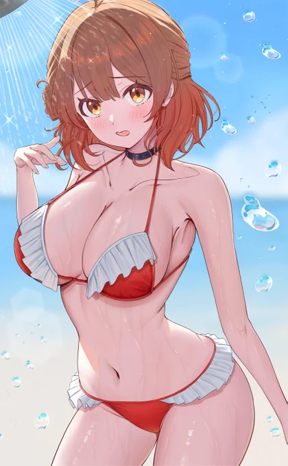 水着の佑芽ちゃんです! #学マス #花海佑芽