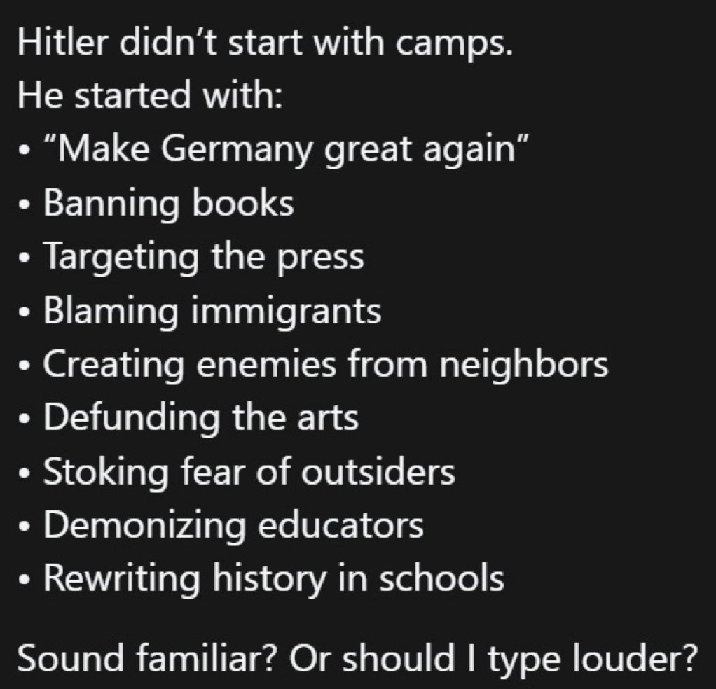 LiddleSavages's tweet image. Sound familiar ?    #TrumpHitler