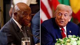 1MartinMatthews's tweet image. My birth country Liberia is trending because Pres. Trump asked Liberian Pres. Bokai where he learned to speak English so beautifully 😂
Personally I’m glad Liberia is trending for something other than war or Ebola 🇱🇷
This summit was mostly French & Arabic speaking African…