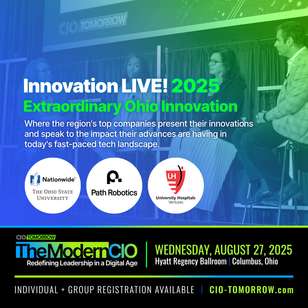 Innovation LIVE! 2025 - Where the region's top companies present their innovations and speak to the impact their advances are having in today's fast-paced tech landscape. cio-tomorrow.com/innovationlive… #CIOtomorrow